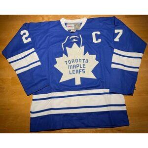 NHL Vintage Toronto Maple Leafs Darryl Sittler #27 Jersey Sz: Large 50 CCM NWT